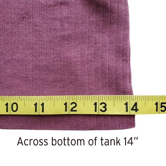 Free People Tank Top Dark Pink Size S - Picture 11 of 16